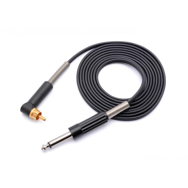 Eikon-Angled-RCA-Silcon-Cord--black