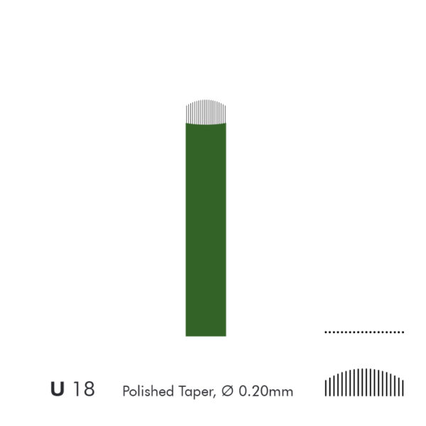 Microblade needles 18 U 18mm