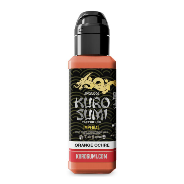 Kuro Sumi Imperial Tattoo Ink - Orange Ochre 44ml