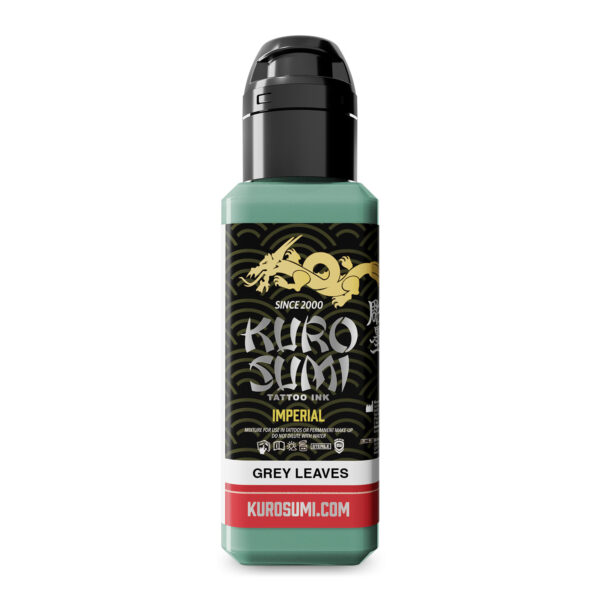 Kuro Sumi Imperial Tattoo Ink - Grey Leaves 44ml