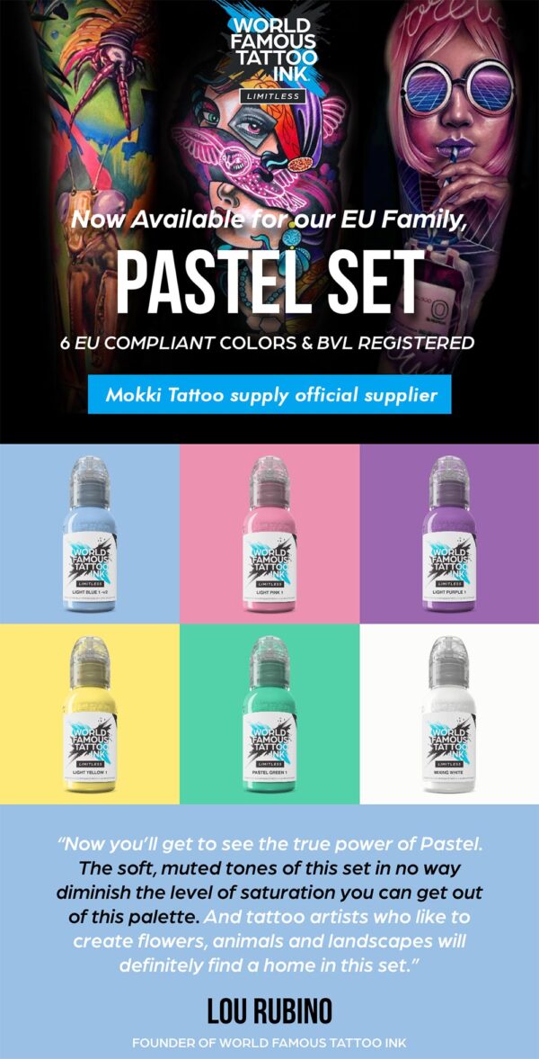 World Famous Limitless - Pastel Collection Set 6 x 30ml